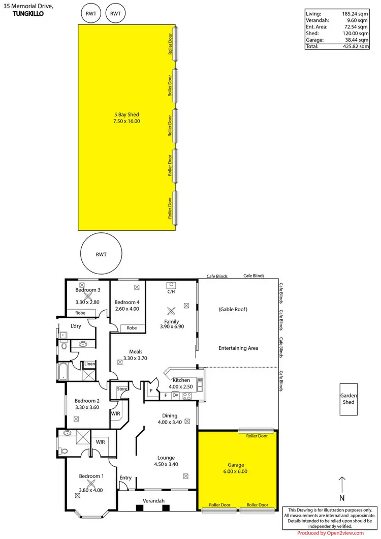 Floorplan of Homely house listing, 35 Memorial Drive, Tungkillo SA 5236