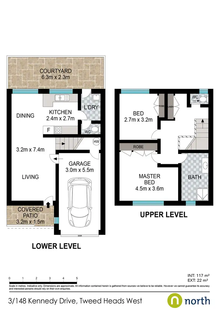 Floorplan of Homely townhouse listing, 3 / 148 Kennedy Drive, Tweed Heads NSW 2485