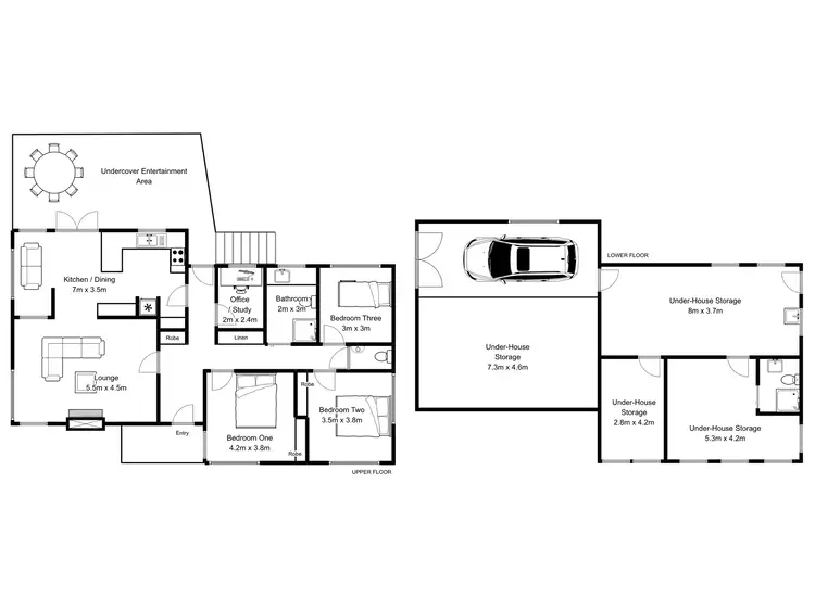 Floorplan of Homely house listing, 22 Riverside Drive, Riverside TAS 7250
