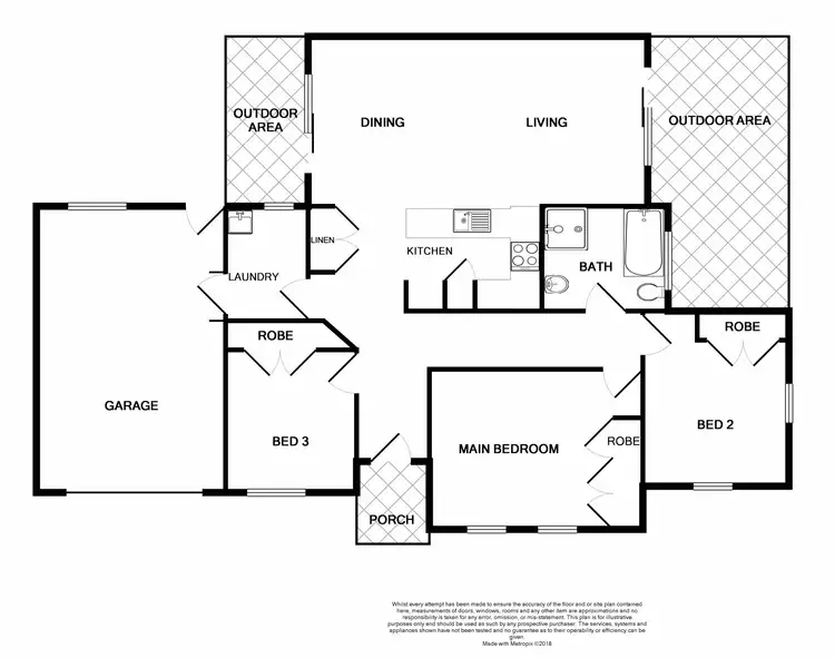 Floorplan of Homely house listing, 28 Brigantine Street, Rutherford NSW 2320