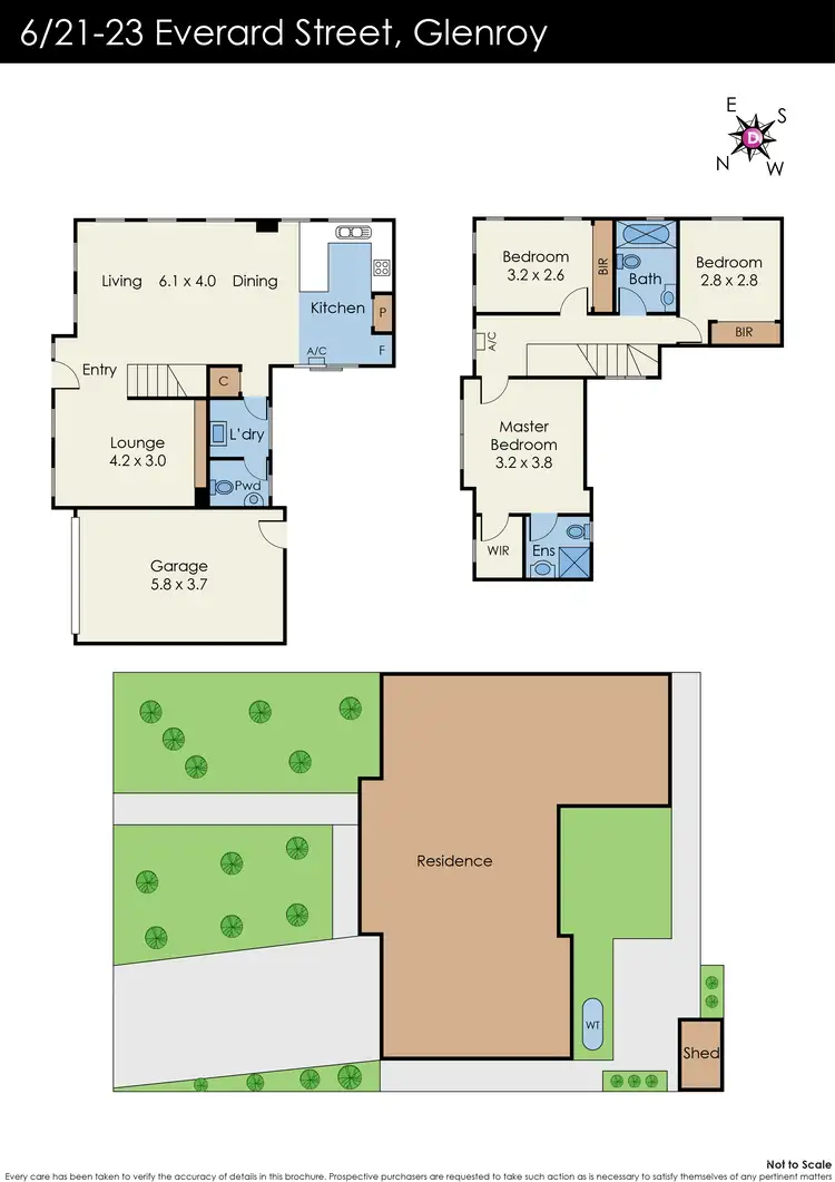 Floorplan of Homely townhouse listing, 6/21-23 Everard Street, Glenroy VIC 3046