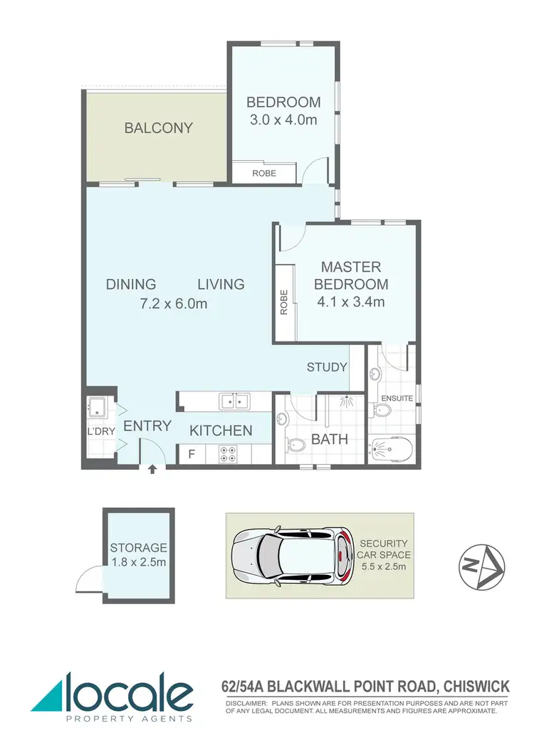 Floorplan of Homely unit listing, 62/54A Blackwall Point Road, Chiswick NSW 2046