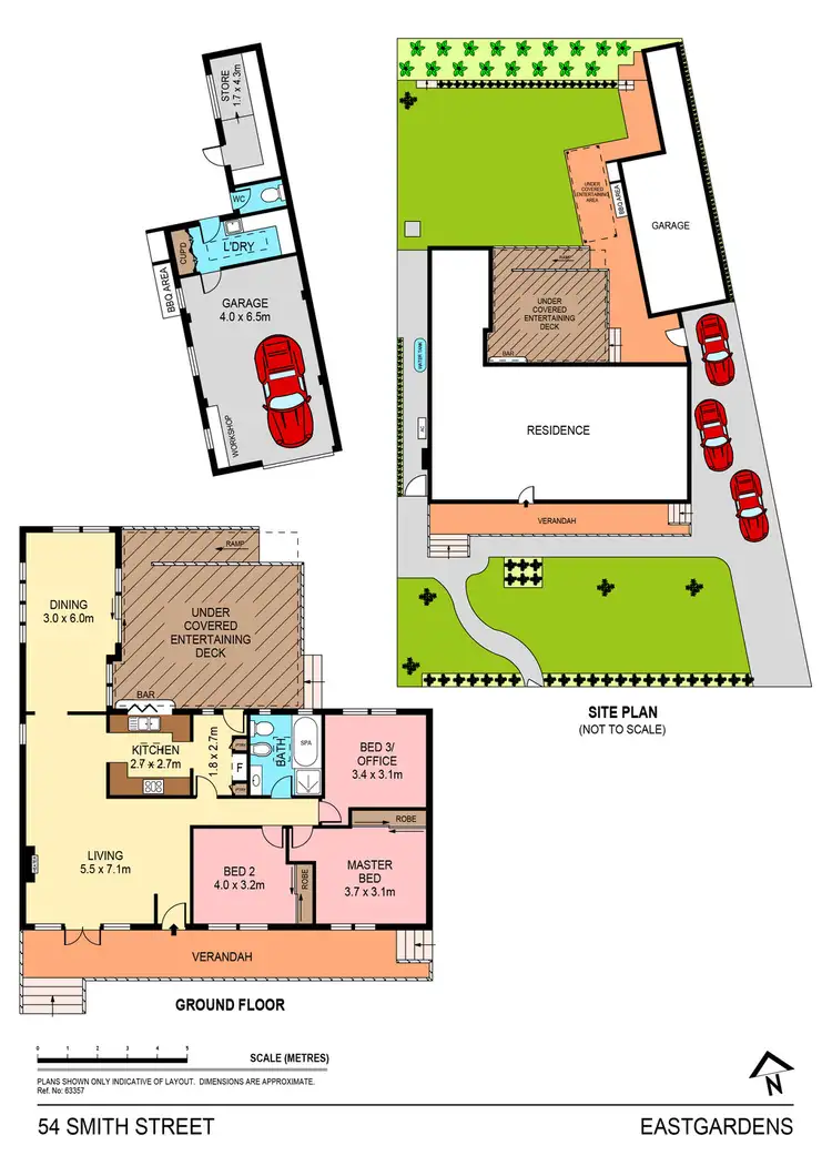 Floorplan of Homely house listing, 54 SMITH STREET, Eastgardens NSW 2036