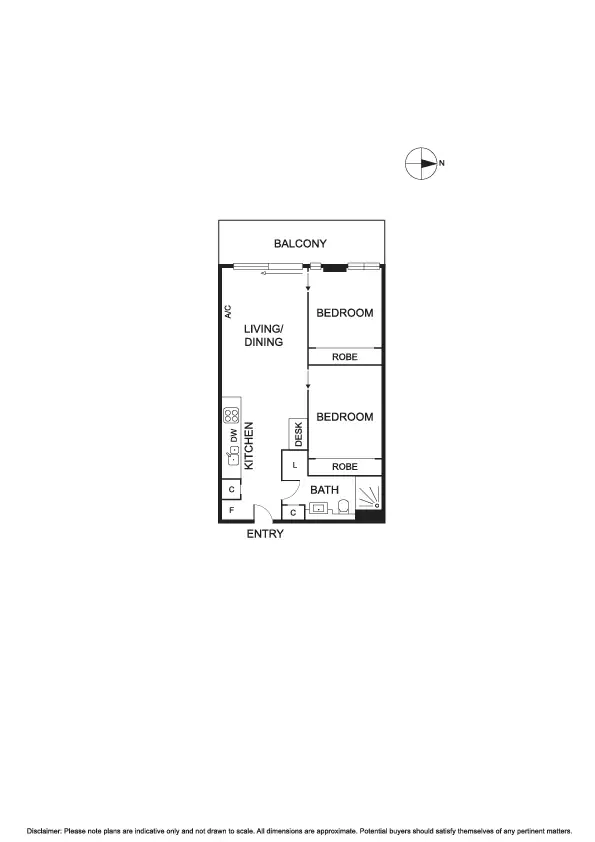 Floorplan of Homely apartment listing, 202/15 Clifton Street, Prahran VIC 3181