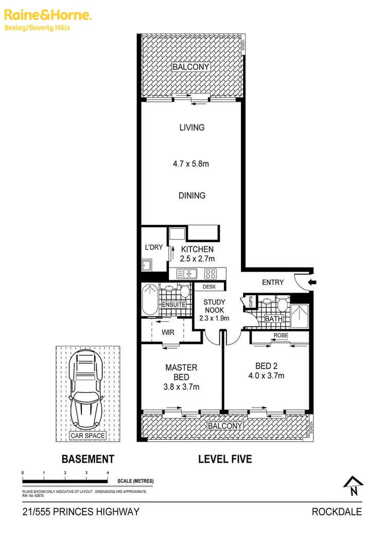 Floorplan of Homely apartment listing, 21/555 Princes Highway, Rockdale NSW 2216