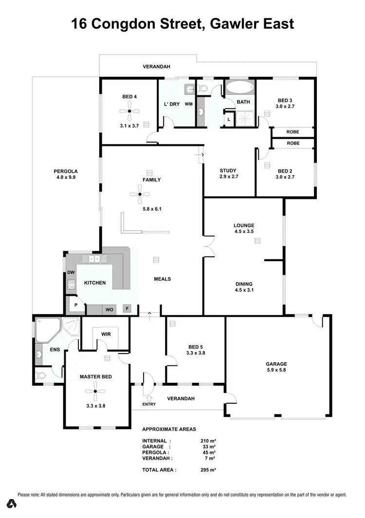 Floorplan of Homely house listing, 16 Congdon Street, Gawler East SA 5118