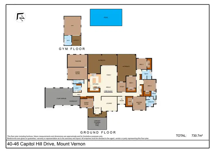 Floorplan of Homely house listing, 40-46 Capitol Hill Drive, Mount Vernon NSW 2178