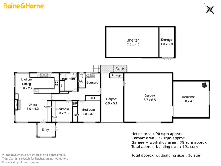 Floorplan of Homely house listing, 480 Sandfly Road, Sandfly TAS 7150