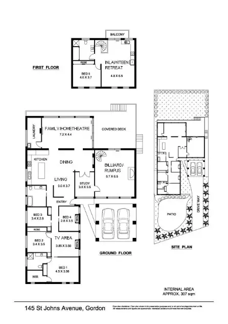 Floorplan of Homely house listing, 145 St Johns Ave, Gordon NSW 2072