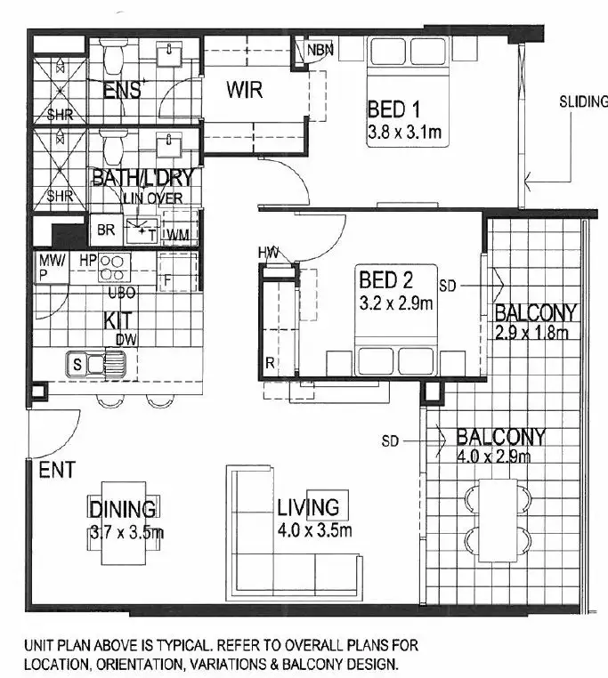 Floorplan of Homely apartment listing, 23/269 James Street, Northbridge WA 6003