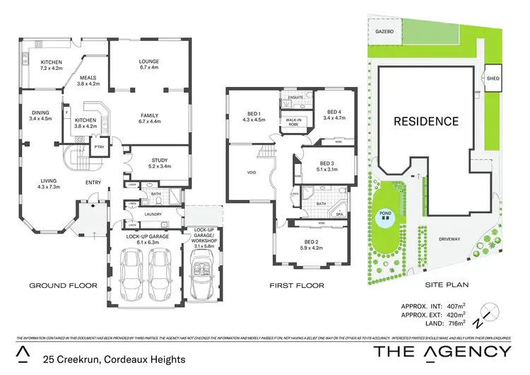 Floorplan of Homely house listing, 25 Creekrun, Cordeaux Heights NSW 2526