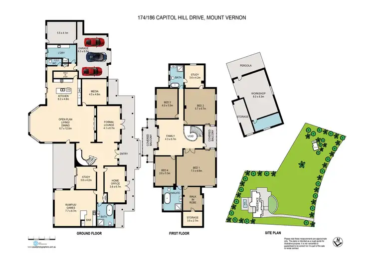 Floorplan of Homely house listing, 174-186 Capitol Hill Drive, Mount Vernon NSW 2178