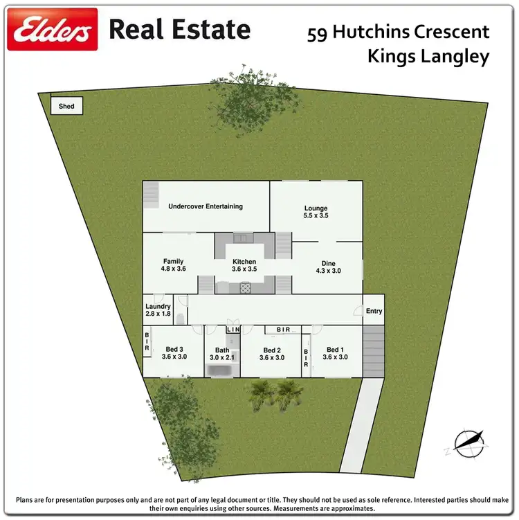 Floorplan of Homely house listing, 59 Hutchins Crescent, Kings Langley NSW 2147