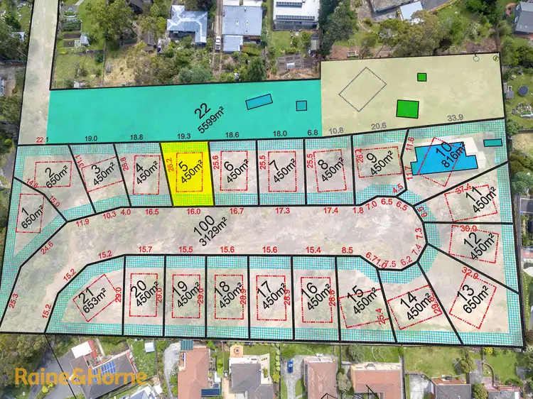 Floorplan of Homely land listing, Lot 5 Panoramic Drive, Kingston TAS 7050