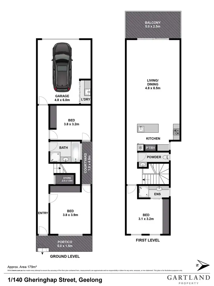 Floorplan of Homely house listing, 1/140 Gheringhap Street, Geelong VIC 3220