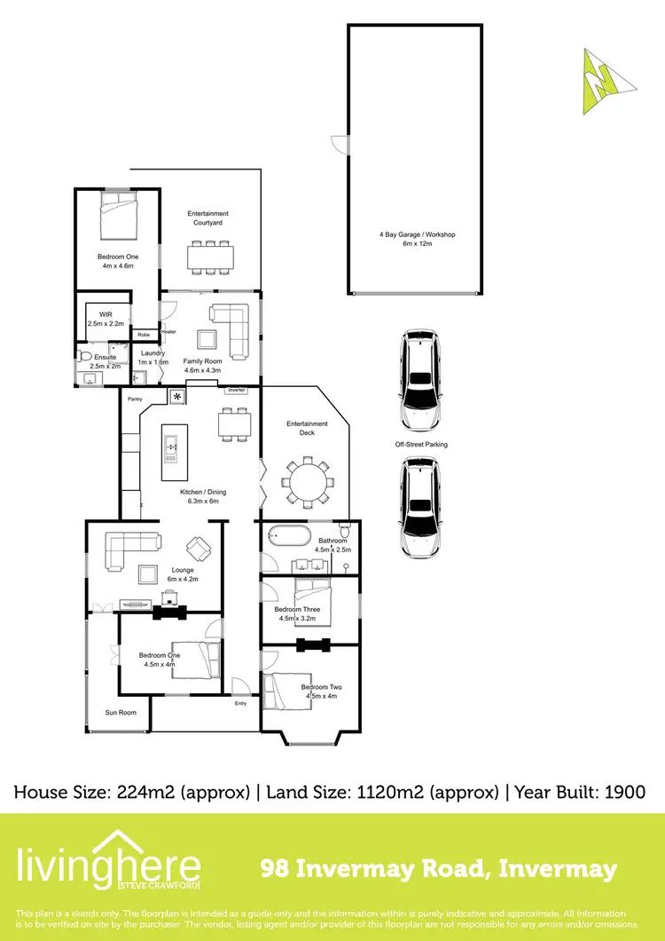 Floorplan of Homely house listing, 98 Invermay Road, Invermay TAS 7248