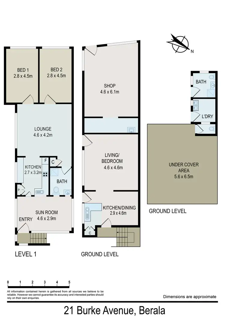 Floorplan of Homely house listing, 21 BURKE AVENUE, Berala NSW 2141
