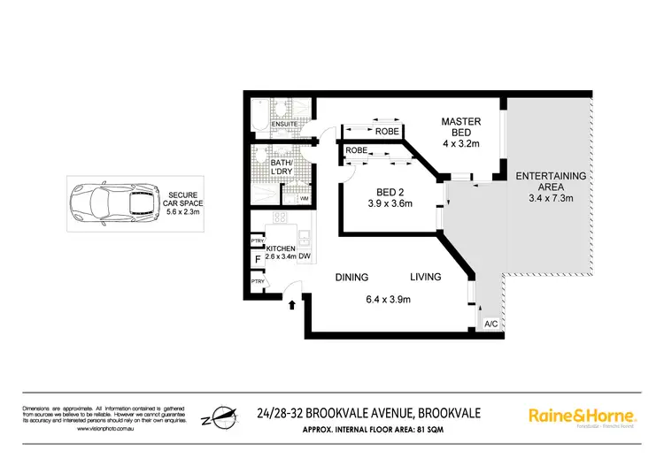 Floorplan of Homely apartment listing, 24/28 Brookvale Avenue, Brookvale NSW 2100