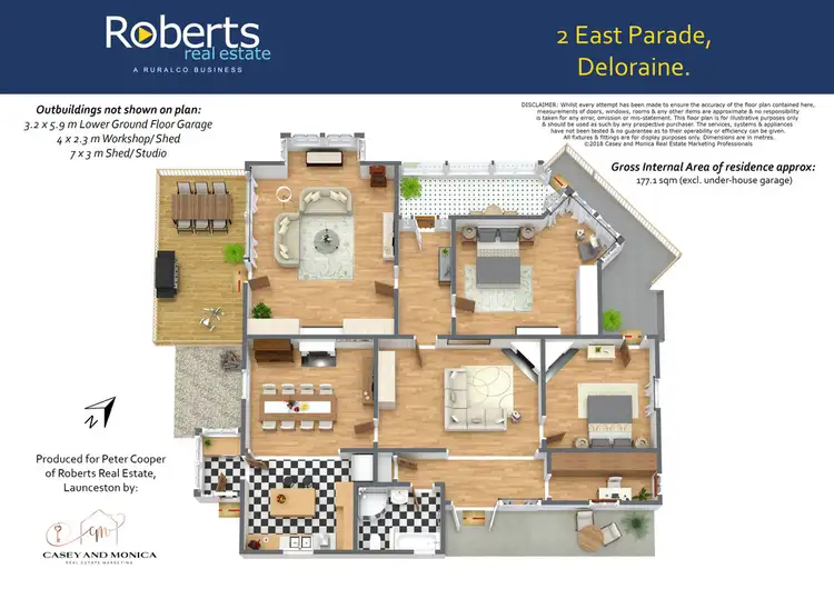 Floorplan of Homely house listing, 2 East Parade, Deloraine TAS 7304