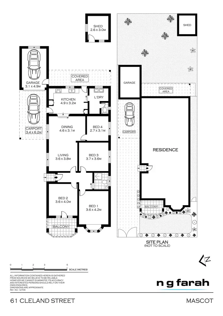Floorplan of Homely house listing, 61 Cleland Street, Mascot NSW 2020