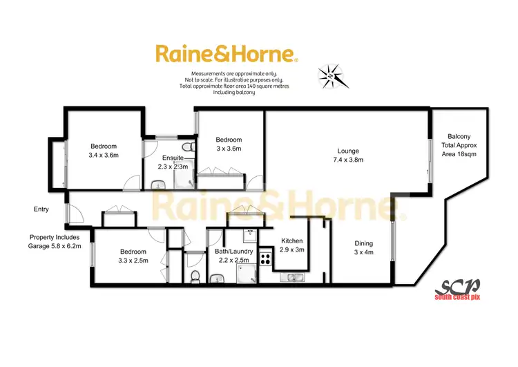 Floorplan of Homely unit listing, 3/272-276 Beach Road, Batehaven NSW 2536