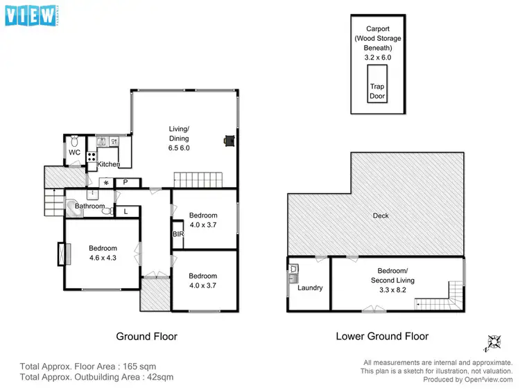 Floorplan of Homely house listing, 11 Liverpool Crescent, West Hobart TAS 7000