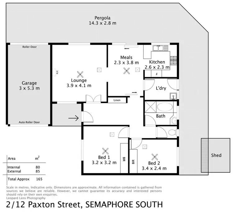 Floorplan of Homely unit listing, 2/12 Paxton Street, Semaphore South SA 5019