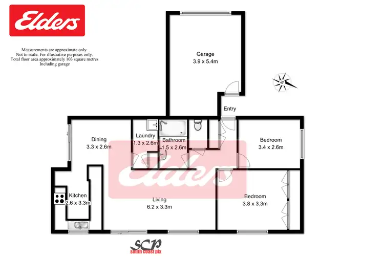 Floorplan of Homely house listing, 1/440-442 Beach Road, Sunshine Bay NSW 2536