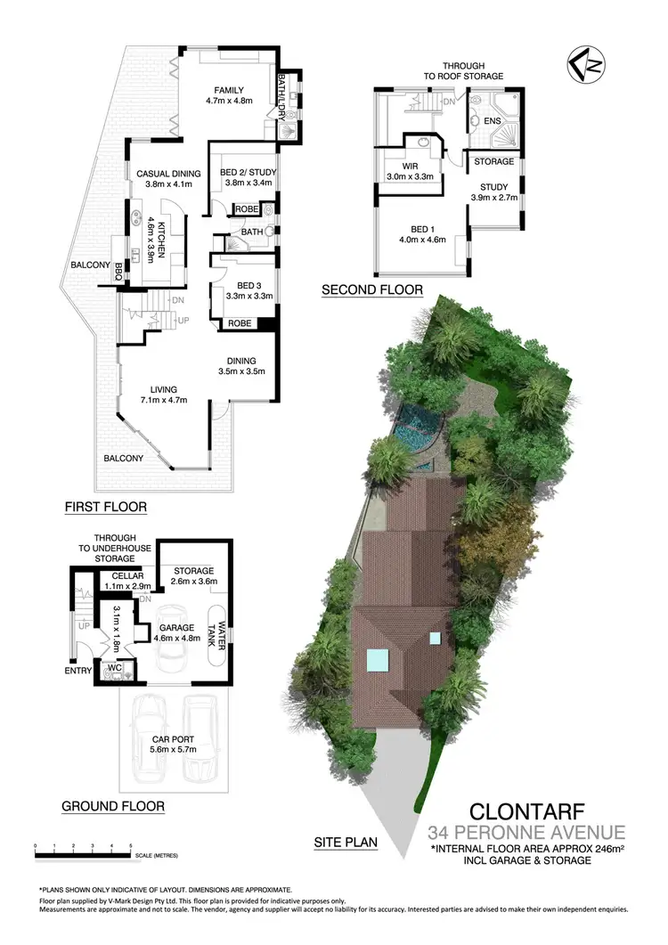 Floorplan of Homely house listing, 34 Peronne Avenue, Clontarf NSW 2093