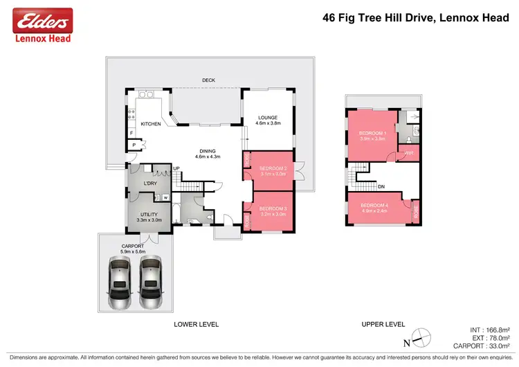 Floorplan of Homely house listing, 46 Fig Tree Hill Drive, Lennox Head NSW 2478