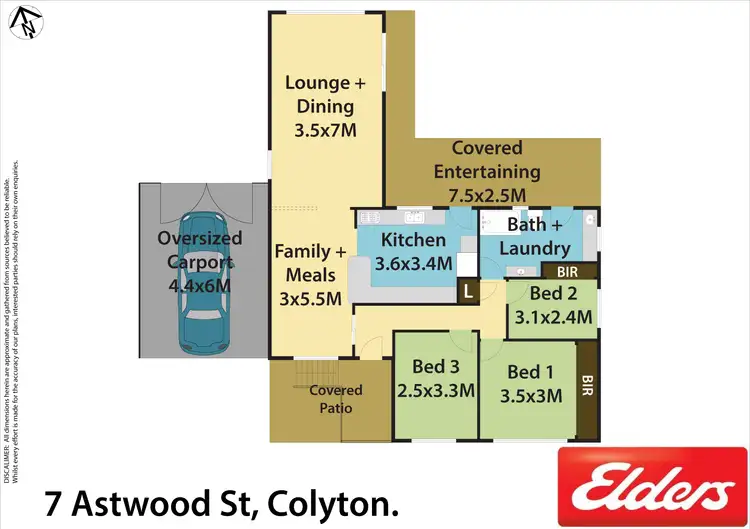 Floorplan of Homely house listing, 7 Astwood Street, Colyton NSW 2760