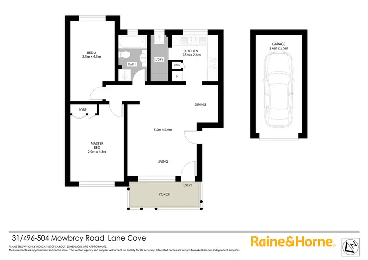 Floorplan of Homely apartment listing, 31/496-504 Mowbray Road, Lane Cove NSW 2066