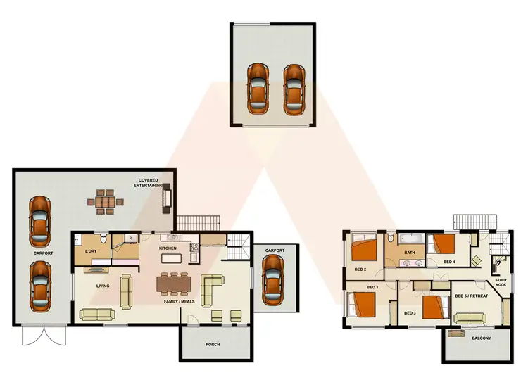 Floorplan of Homely house listing, 5 Monarch St, Slacks Creek QLD 4127