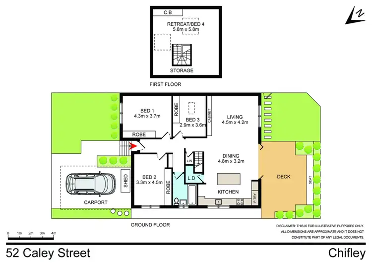 Floorplan of Homely house listing, 52 Caley Street, Chifley NSW 2036