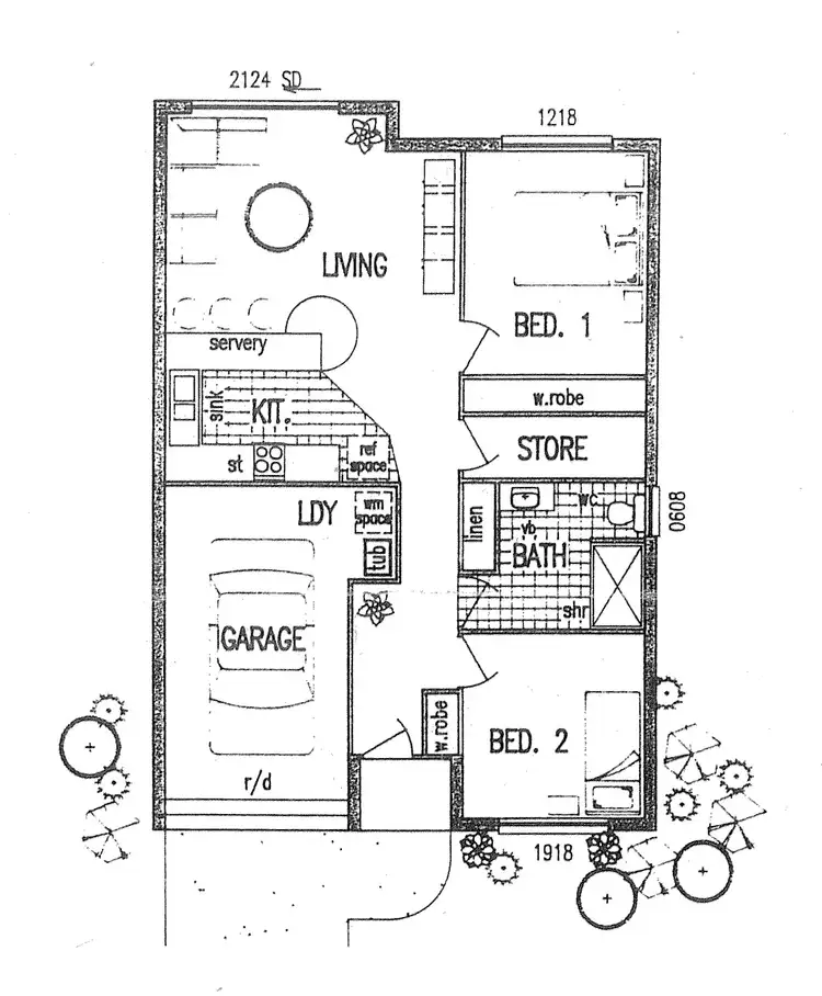 Floorplan of Homely unit listing, 15/14 Nix Street, West End QLD 4810