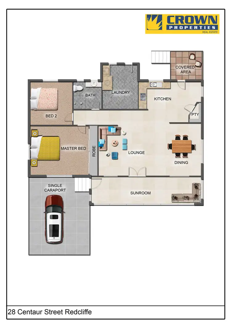 Floorplan of Homely house listing, 28 Centaur St, Redcliffe QLD 4020