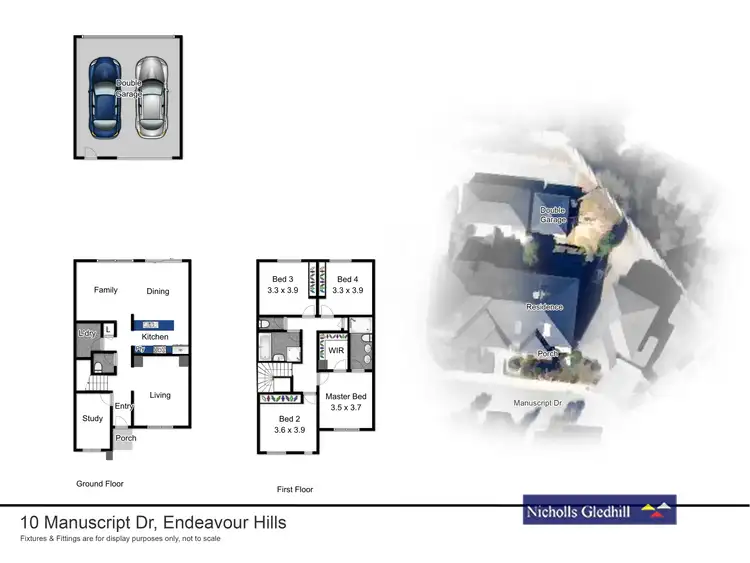 Floorplan of Homely house listing, 10 Manuscript Drive, Endeavour Hills VIC 3802