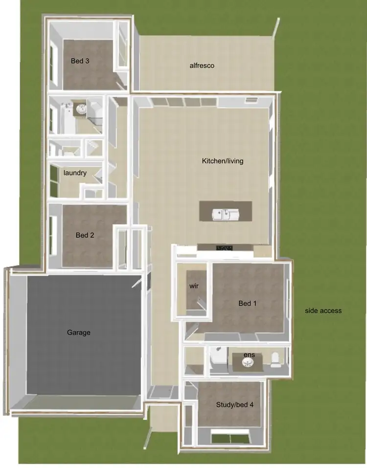 Floorplan of Homely house listing, 12 Musgrave, Burpengary East QLD 4505