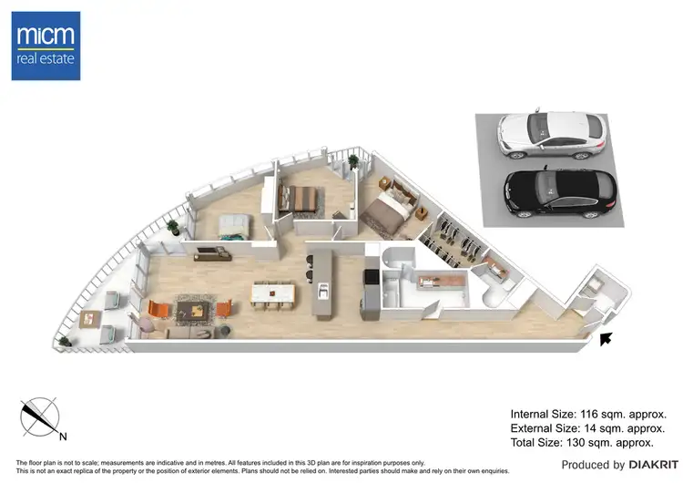 Floorplan of Homely apartment listing, 902/15 Caravel Lane, Docklands VIC 3008