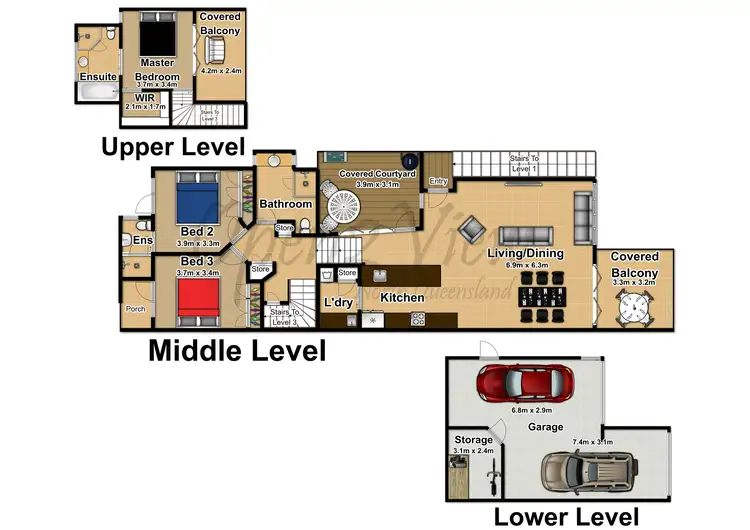 Floorplan of Homely house listing, 31-39 Villa "Amber" Murphy Street, Port Douglas QLD 4877
