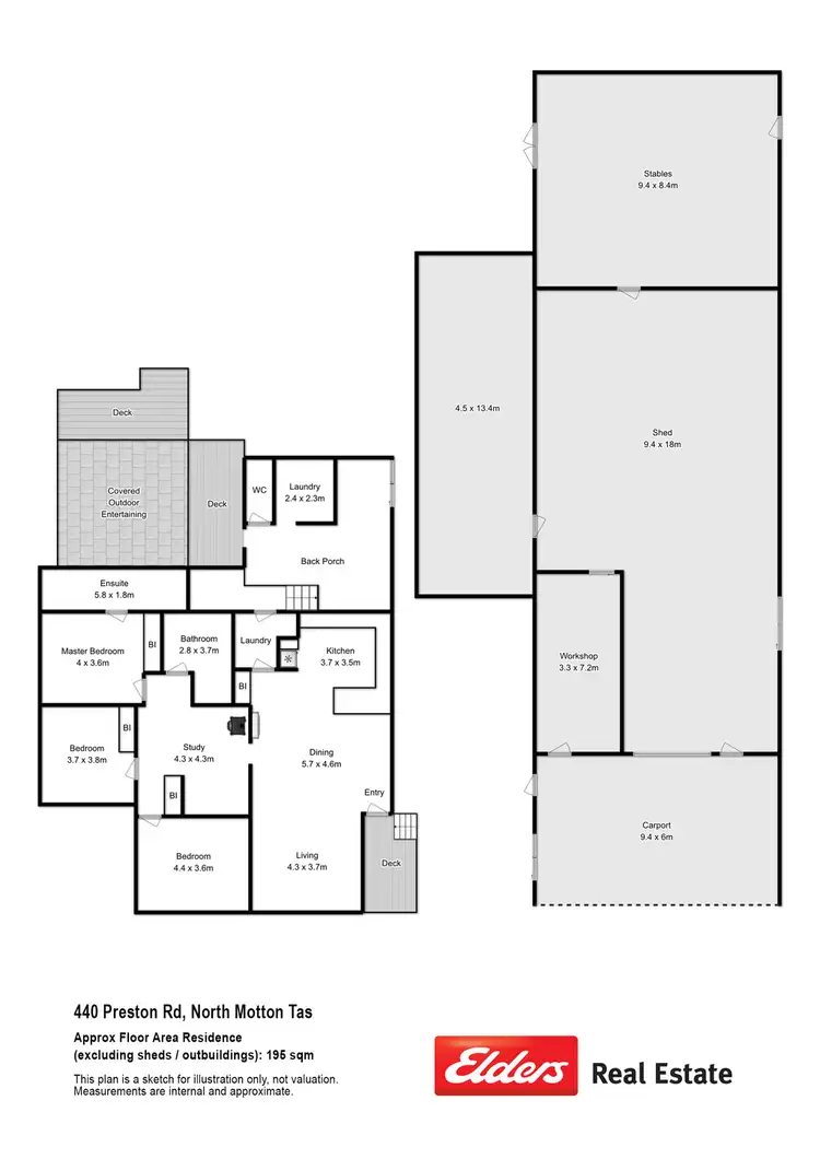 Floorplan of Homely house listing, 440 Preston Road, North Motton TAS 7315