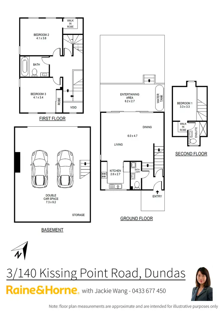 Floorplan of Homely townhouse listing, 3/140 Kissing Point Road, Dundas NSW 2117