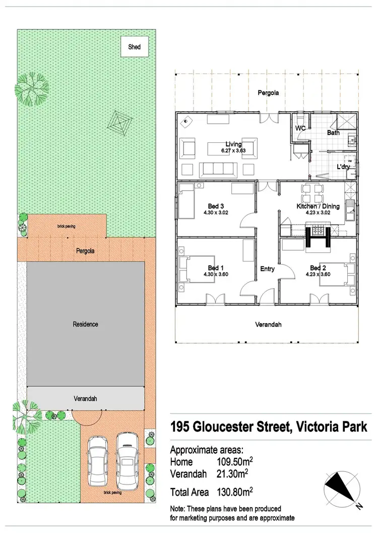 Floorplan of Homely house listing, 195 Gloucester Street, Victoria Park WA 6100