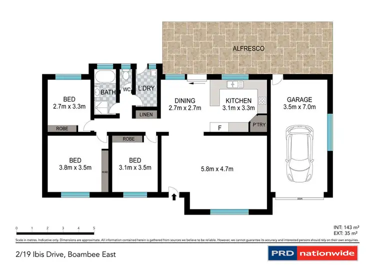Floorplan of Homely unit listing, 2/19 Ibis Drive, Boambee East NSW 2452