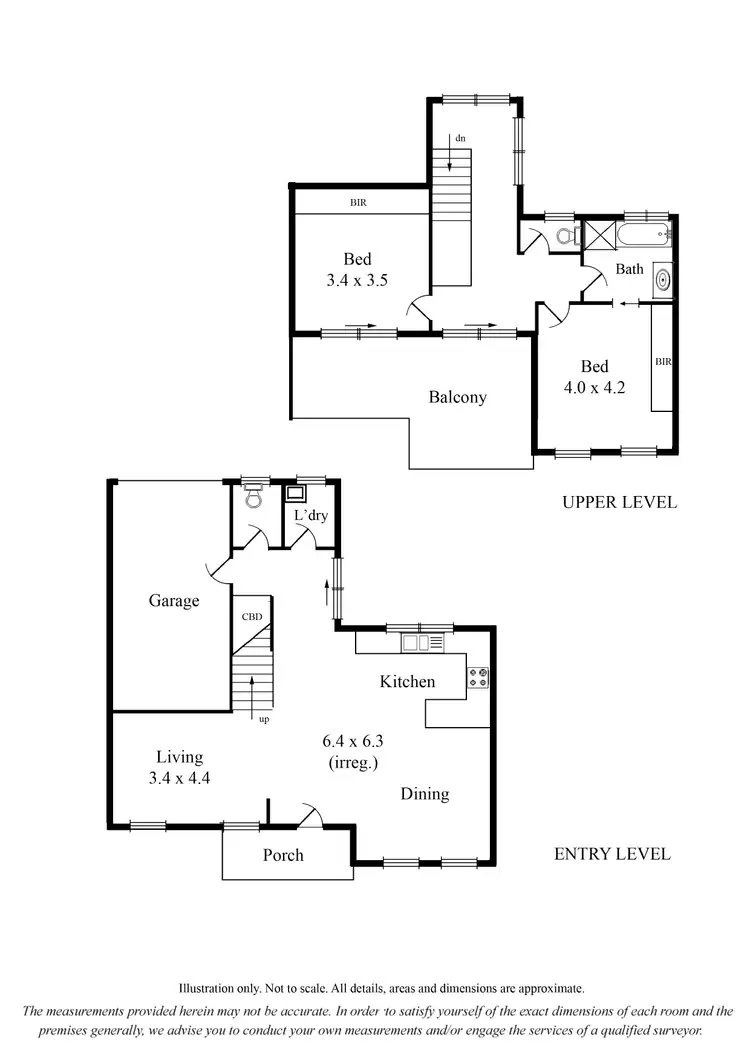 Floorplan of Homely townhouse listing, 2/9 Galton Circuit, Craigieburn VIC 3064