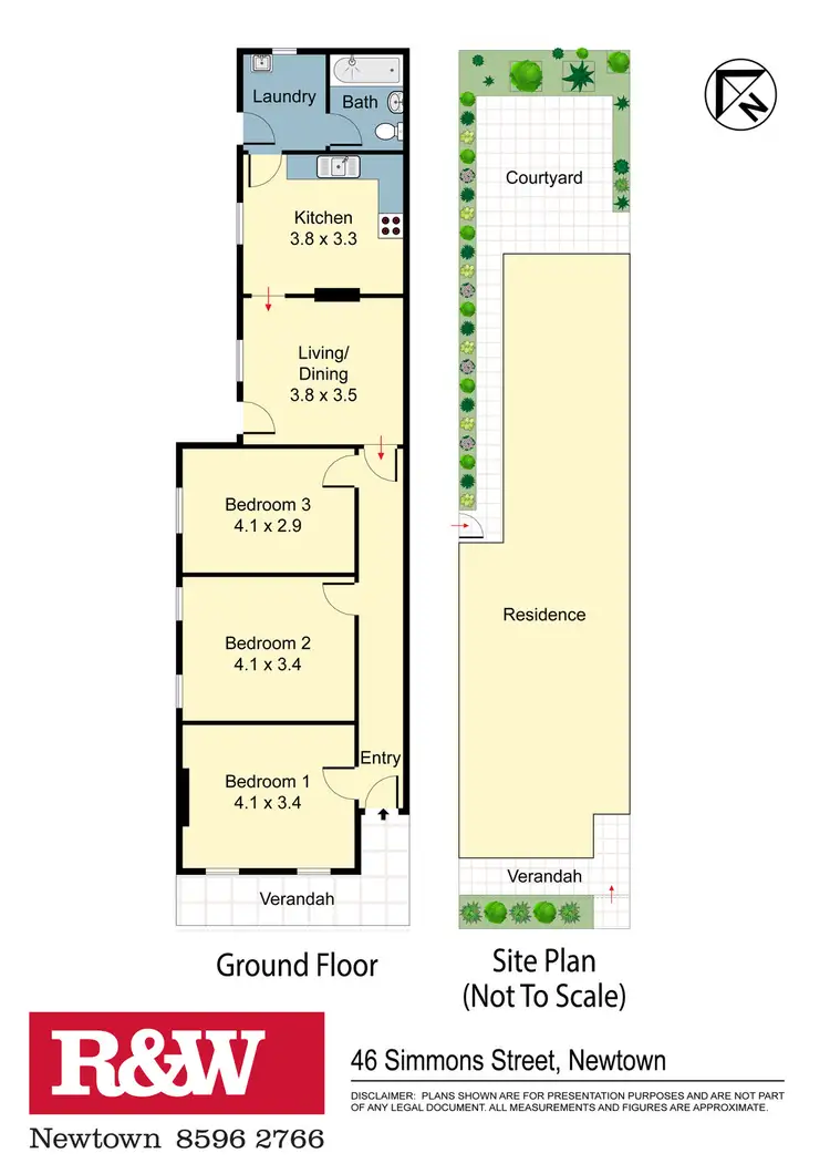 Floorplan of Homely house listing, 46 Simmons Street, Newtown NSW 2042