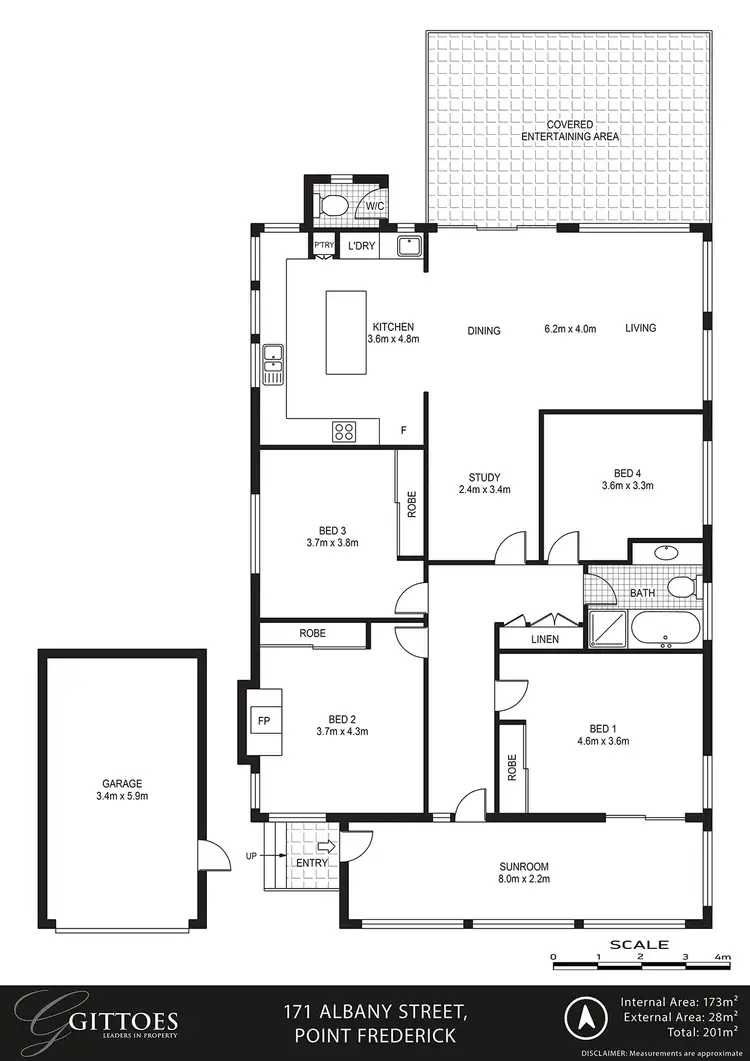 Floorplan of Homely house listing, 171 Albany Street, Point Frederick NSW 2250