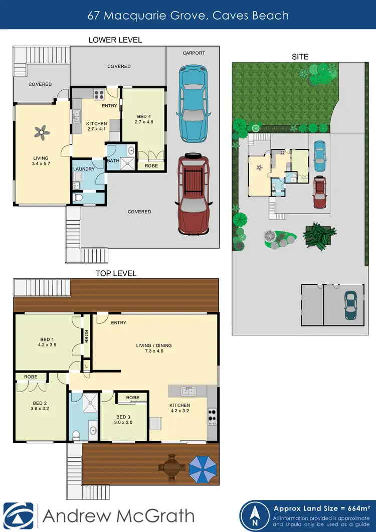 Floorplan of Homely house listing, 67 Macquarie Grove, Caves Beach NSW 2281