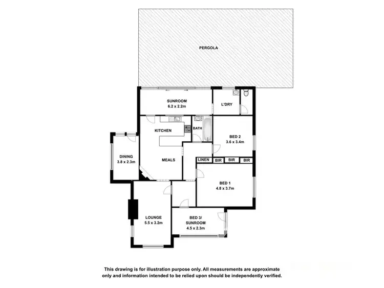 Floorplan of Homely house listing, 1741 Wimmera Hwy, Hynam SA 5262