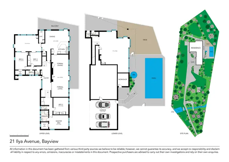 Floorplan of Homely house listing, 21 Ilya Avenue, Bayview NSW 2104